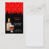 Cocktail * Farbe wählen Visitenkarte (Vorne/Hinten)