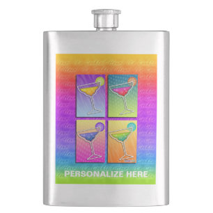 COCKTAIL FLASCHE - POP ART MARGARITAS FLACHMANN