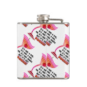 COCKTAIL FLASK - ABER ES IST GOT BOOZE! FLACHMANN (Rückseite)