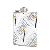 COCKTAIL FLASK - BOURBON-EINKAUFSLISTE FLACHMANN (Links)