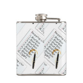 COCKTAIL FLASK - BOURBON-EINKAUFSLISTE FLACHMANN (Rückseite)