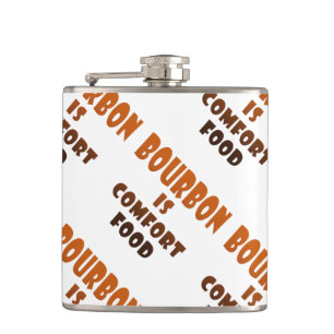 COCKTAIL FLASK - BOURBON ist Comfort Food Flachmann