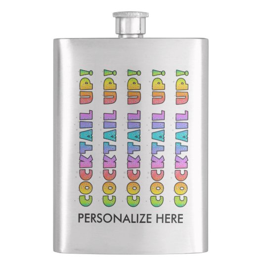 COCKTAIL FLASK - COCKTAIL UP! FLACHMANN (Vorderseite)