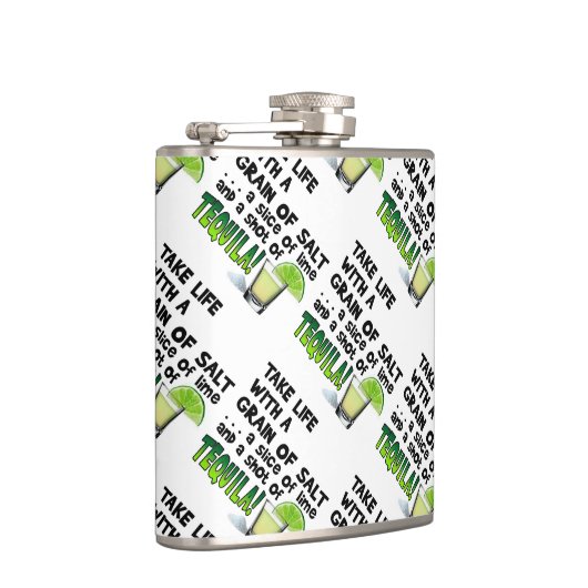 COCKTAIL FLASK - LEBEN, LIMON, SALZ, TEQUILA! FLACHMANN (Rechts)