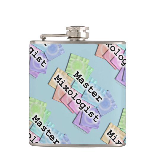 COCKTAIL FLASK - MASTER MIXOLOGIST - BARKEEPER FLACHMANN (Vorderseite)