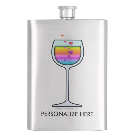 COCKTAIL FLASK - WEINGLAS FLACHMANN (Vorderseite)