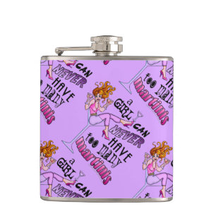 COCKTAIL FLASK - ZU VIELE MARTINIS FLACHMANN