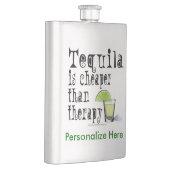 COCKTAIL FLASKS, TEQUILA IST KLEIN ALS THERAPIE FLACHMANN (Rechts)