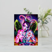 Cocktail Folien Feiertagspostkarte (Stehend vorne)