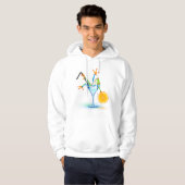 Cocktail Frosch Hoodie (Vorne ganz)