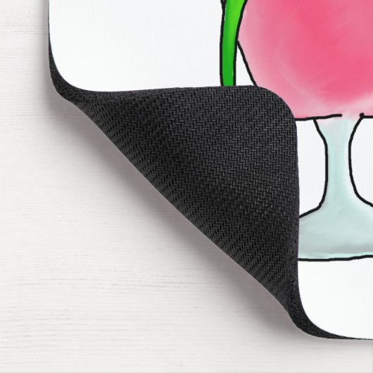 Cocktail-Frosch Mousepad (Ecke)