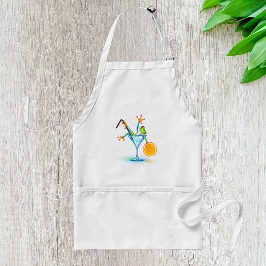 Cocktail Frosch Schürze