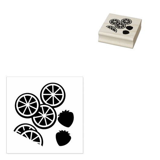 Cocktail Fruchtgummi Briefmarke Gummistempel (Stempel)