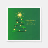 Cocktail für grüne Baumänderung im Set Serviette (Vorderseite)