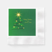 Cocktail für grüne Baumänderung im Set Serviette (Vorderseite)