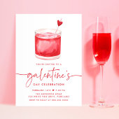 Cocktail-Galentine-Party Einladung