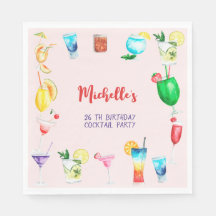 Cocktail Geburtstagsparty für Erwachsene