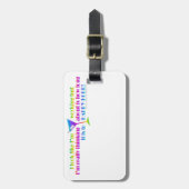 Cocktail-Gepäckanhänger - Wie lange bis zur guten Gepäckanhänger (Vorderseite vertikal)