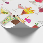 cocktail geschenkpapier (Ecke)