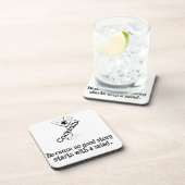 Cocktail-Geschichte Getränkeuntersetzer (Rechte Seite)