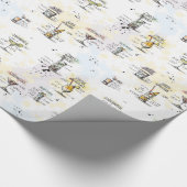 Cocktail-Getränk-Rezept-Entwurf Geschenkpapier (Ecke)