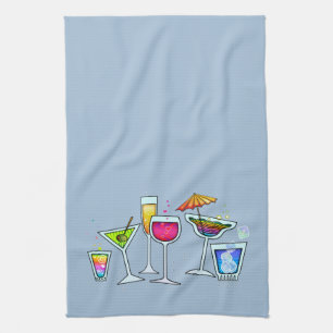 COCKTAIL-GLAS-KÜCHE - BAD - BAR-TUCH HANDTUCH