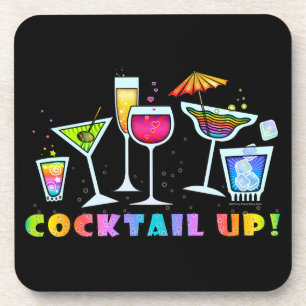 COCKTAIL GLÄSER HINAUF KORK UNTERSETZER
