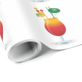 COCKTAIL GLASS GESCHENKPAPIER (Rolleneckpunkt)