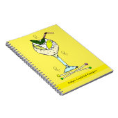 Cocktail Glass Gin Drinker Cocktail Rezept Notizblock (Rechte Seite)