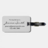 Cocktail Glass Mixed Drink Martini Cosmo Manhattan Gepäckanhänger (Rückseite horizontal)