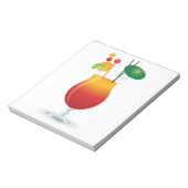 COCKTAIL GLASS NOTIZBLOCK (Rotiert)