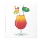 COCKTAIL GLASS NOTIZBLOCK (Vorderseite)