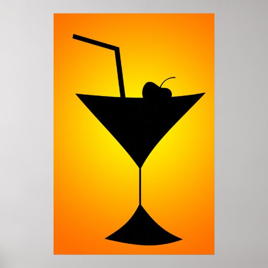 Cocktail Glass Poster (Vorne)