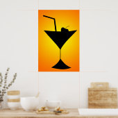 Cocktail Glass Poster (Küche)