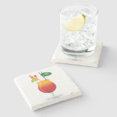 COCKTAIL GLASS STEINUNTERSETZER (Seitenansicht)