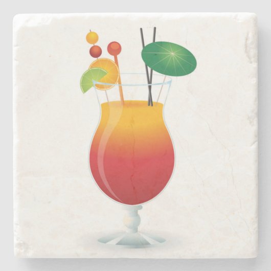 COCKTAIL GLASS STEINUNTERSETZER (Vorderseite)