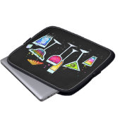 COCKTAIL GLASSEN ELECTRONICS LAPTOP BAG LAPTOPSCHUTZHÜLLE (Vorne Knopf)