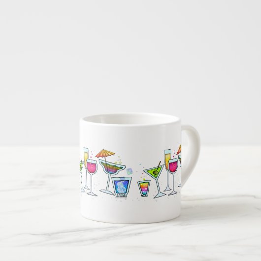 COCKTAIL GLASSEN ESPRESSO TASSE (Vorderseite Rechts)