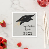 Cocktail Größe Graduation Cap Napkins Serviette (Beispiel)