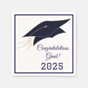 Cocktail Größe Graduation Cap Napkins Serviette