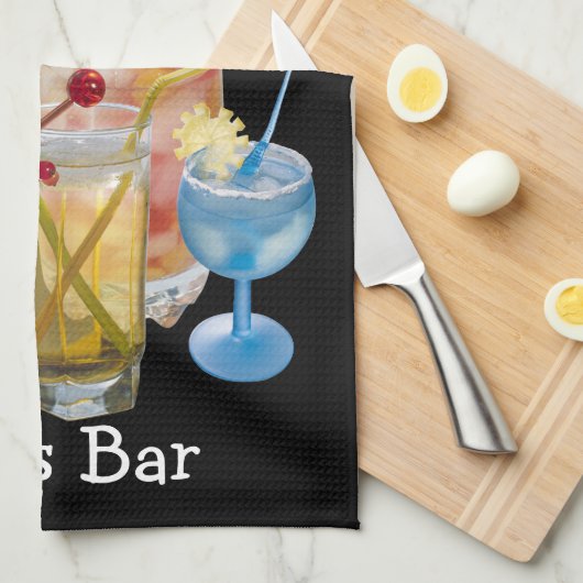 Cocktail Happy Hour Handtuch (Viertel Falte)