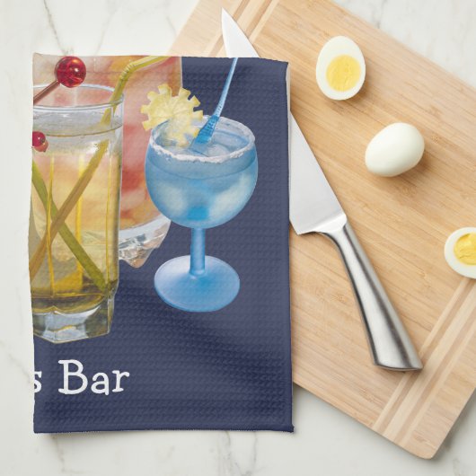 Cocktail Happy Hour Handtuch (Viertel Falte)