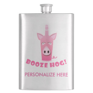 COCKTAIL HIP FLASK - BOOZE HOG FLACHMANN