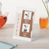 Cocktail-Hochzeit der Hunde Sockelschild (In SItu)