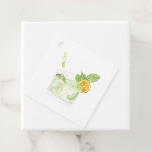 Cocktail-Hochzeit im tropischen Meer Geschenkanhänger (Beispiel)