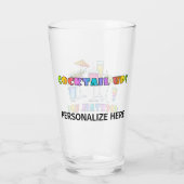 COCKTAIL HOHES Getränk Highball halbes Liter Glas (Rückseite)