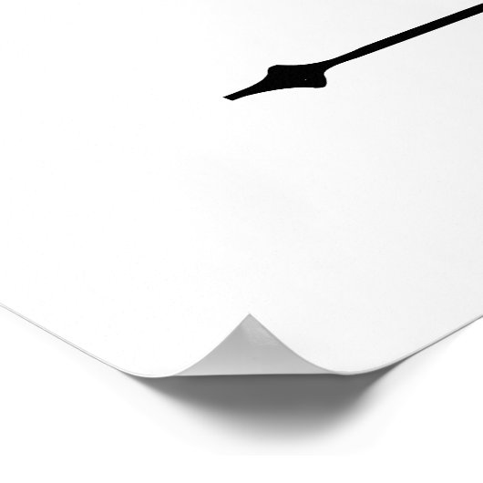 Cocktail Hour Elegante Kalligrafie Hochzeit modern Poster (Ecke)