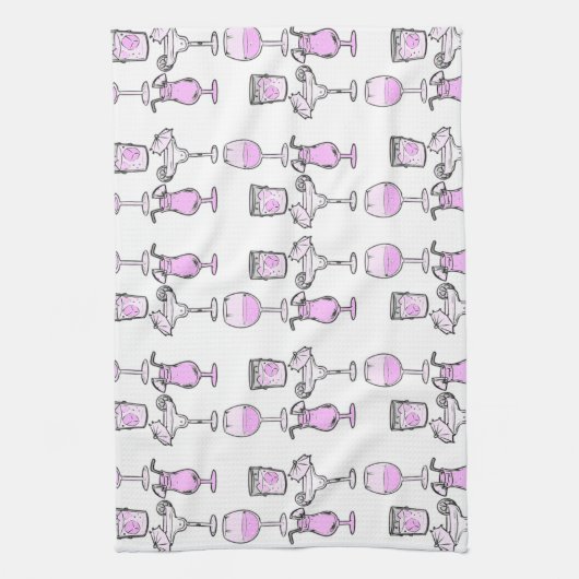 Cocktail Hour Geschirrtuch (Vertikal)