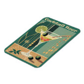 Cocktail Hour Mitte Jahrhundert Design Magnet (Linke Seite)