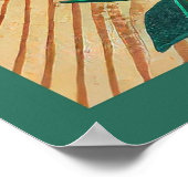 Cocktail Hour Mitte Jahrhundert Design Poster (Ecke)